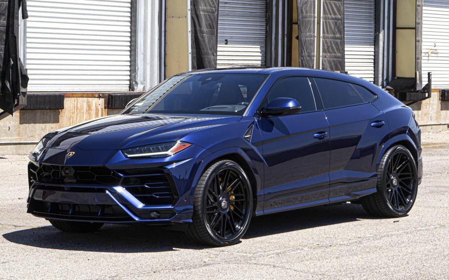 Lamborghini Urus Blu Astraeus on Forgiato Wheels (TEC 3.6) '2019